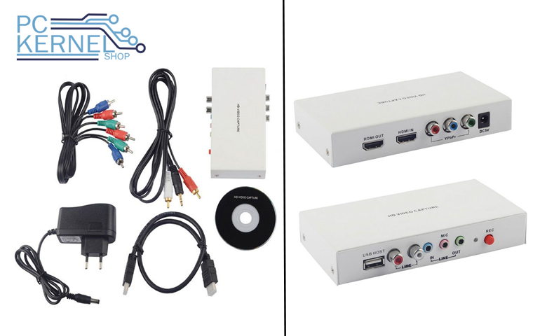 Capturador Video Full HD 1080p HDMI Puerto USB