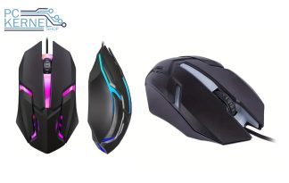 Mouse Estilo Gamer 3 Botones 1200DPI Luz Led RGB Variable
