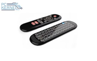 Mini Teclado Inalámbrico con Air Mouse Multimedia Recargable Luz LED PC Android TV