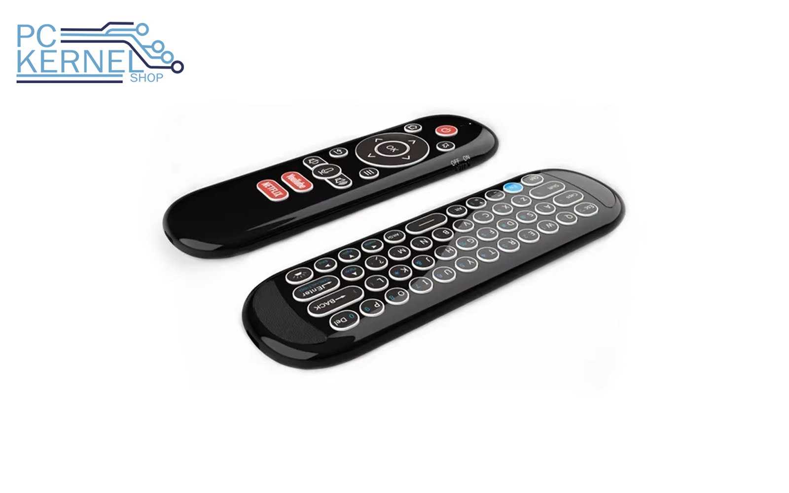 Mini Teclado Inalámbrico con Air Mouse Multimedia Recargable Luz LED PC Android TV