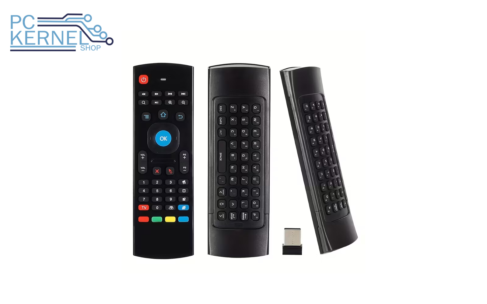 Mini Teclado Inalámbrico con Air Mouse Control Multimedia para PC Android TV - Imagen 2
