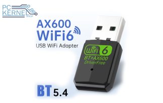 Adaptador Llave USB WiFi 6 AX600 Banda Dual 5Ghz + Bluetooth 5.4 USB 3.0 Para PC