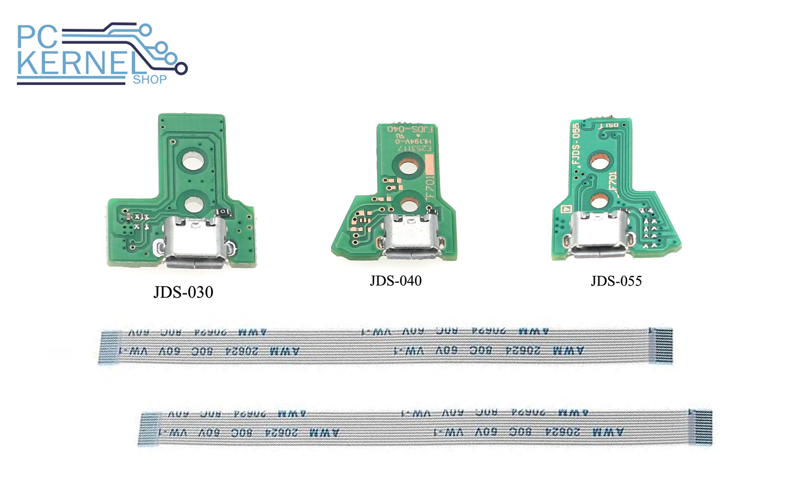 Repuesto Conector Carga para Control PS4 con Flex JDS-055 JDS-030 JDS-040