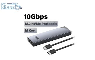 Encapsulador para Unidad Estado Sólido SSD M.2 NVMe 10 Gbps USB 3.2 Tipo C